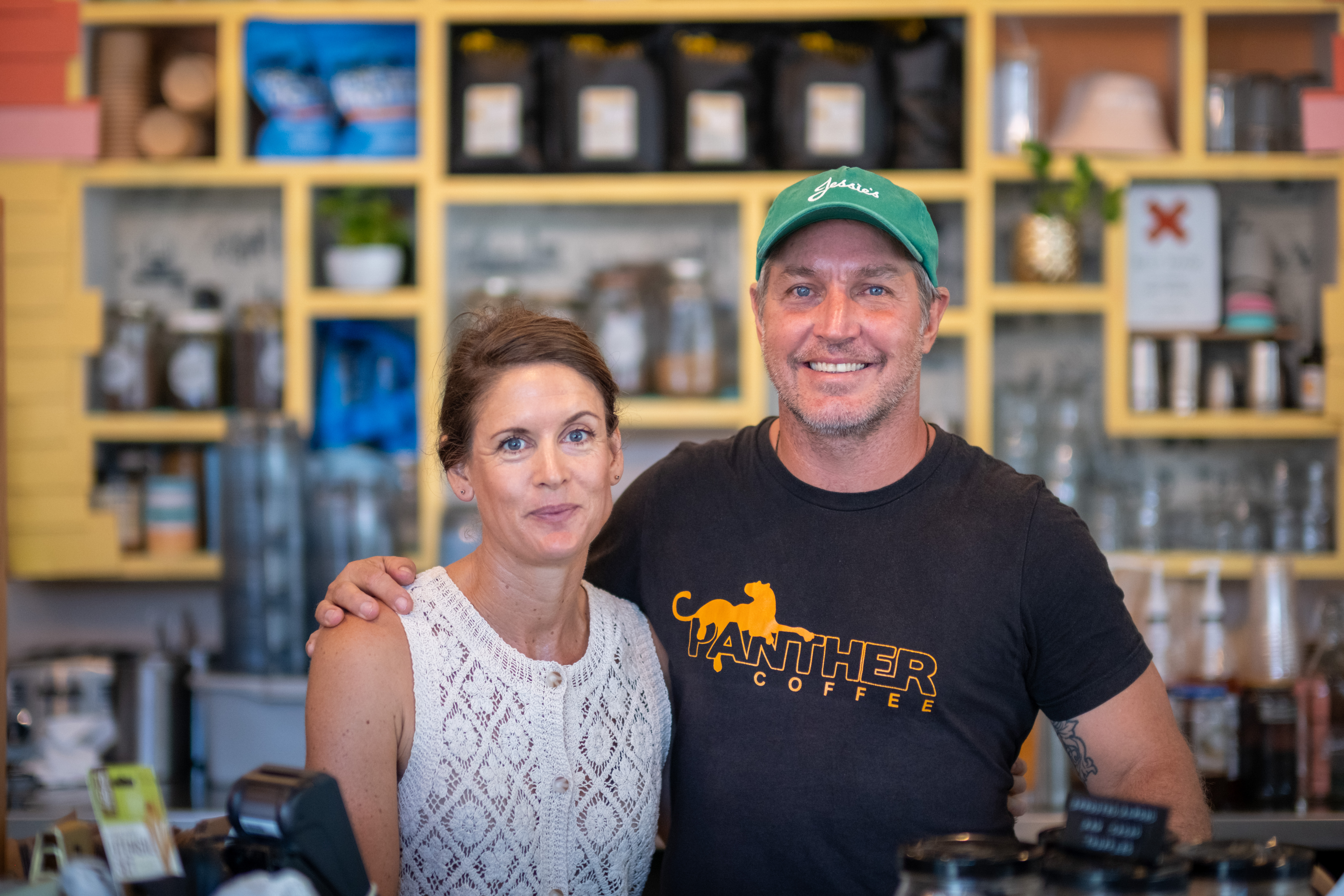 Jessie’s Juice Bar co-owners Jessie Hewitt, left, and Lachie Hewitt made it a priority to use locally grown and produced ingredients in their culinary creations.