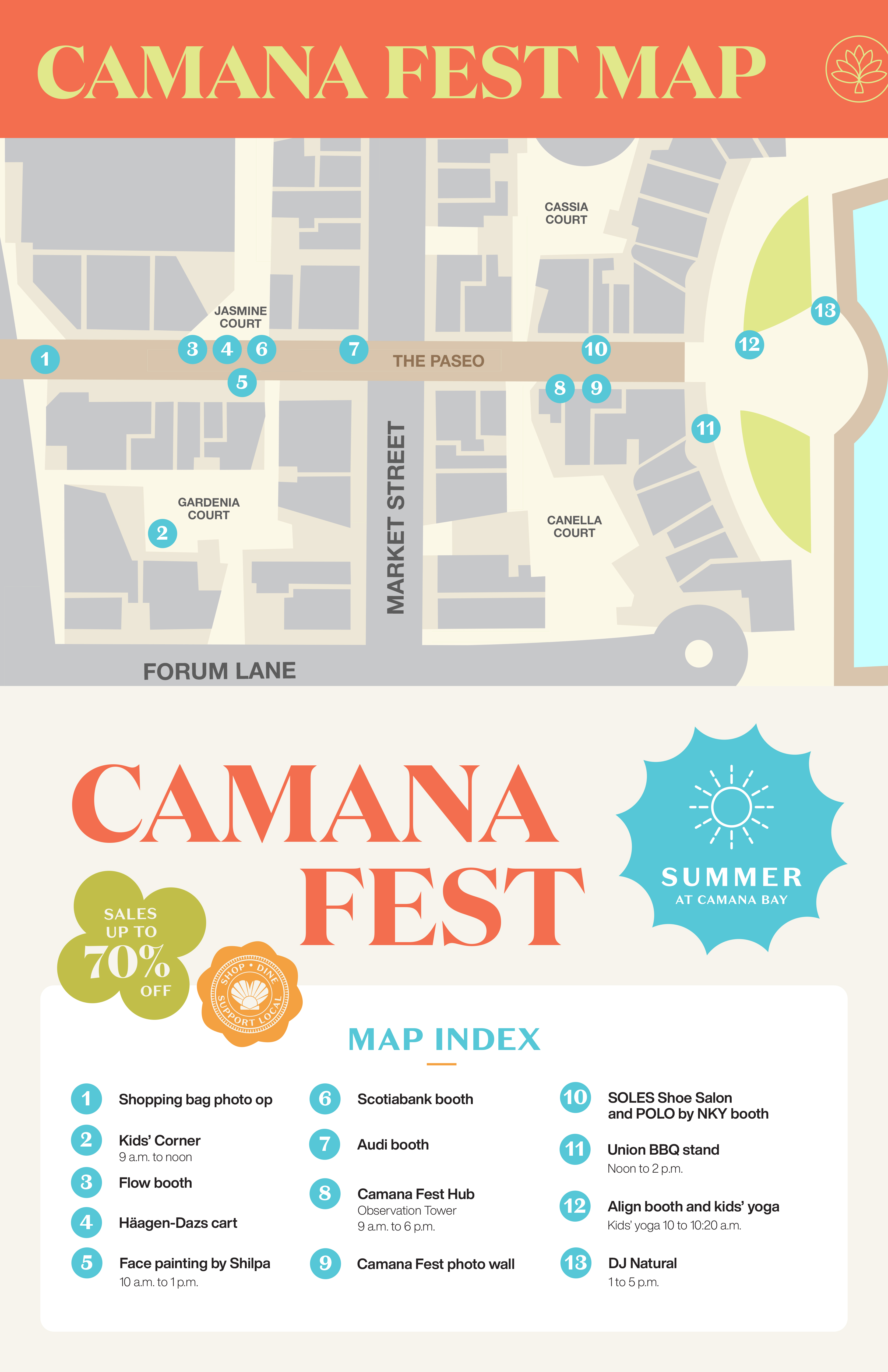 Camana Fest 2026 Map