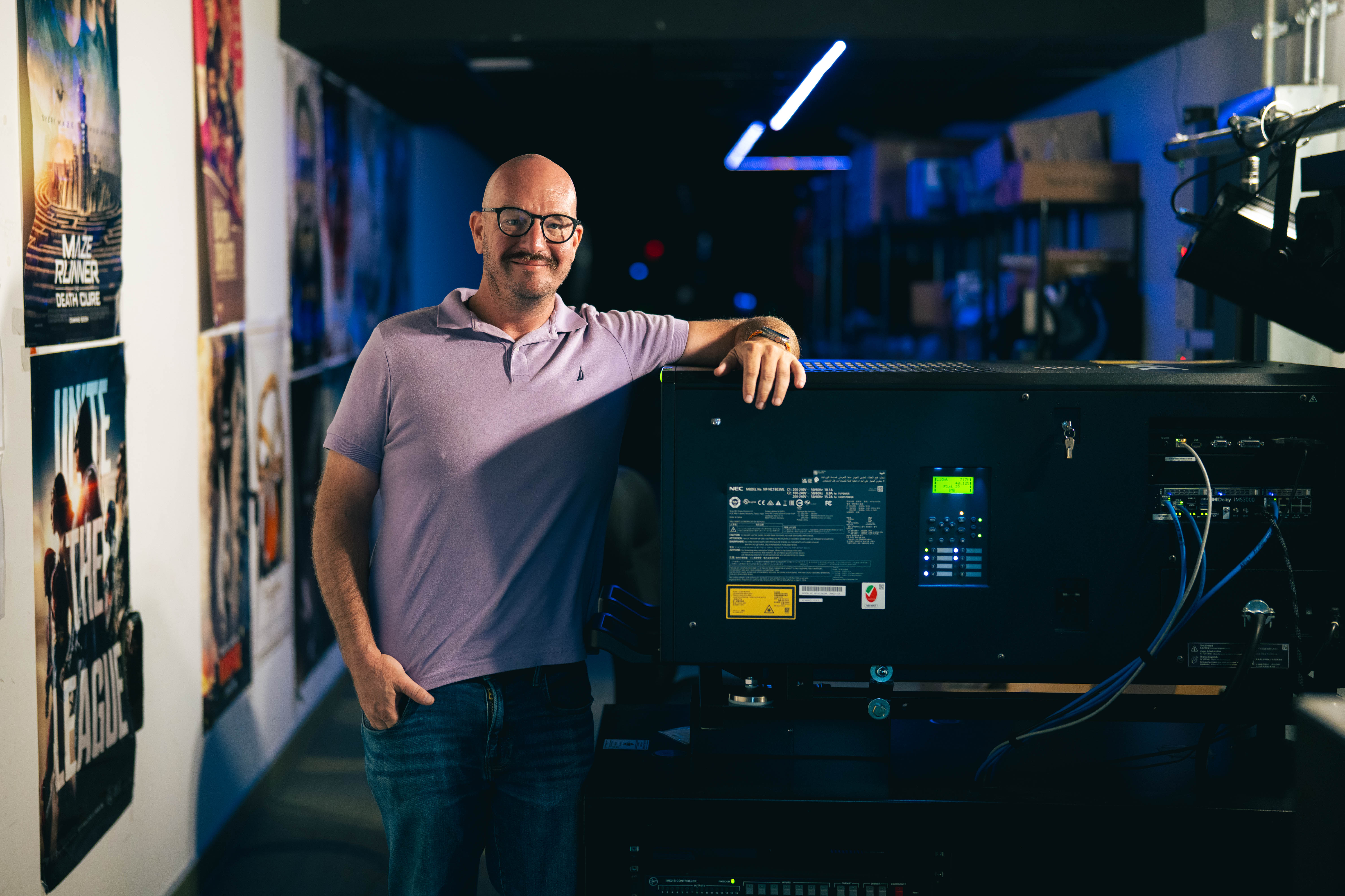 Camana Bay Cinema General Manager Corey Randolph is overseeing several technological upgrades at the cinema.